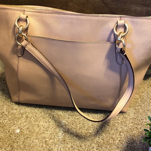 Coach Ava Nude Pink Leather Shopper Shoulder Purse - Picture 6 of 6